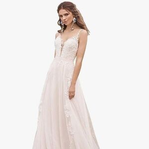 Elegant Lace White Dress